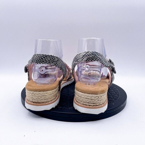 SKECHERS DESERT KISS CACTUS ROSE Womens Sandals Pink & Grey Size 8.5 - Picture 3 of 10